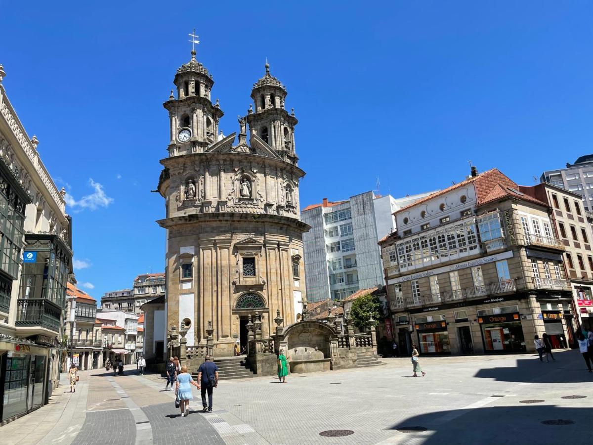 Atico Exclusivo Y Centrico En Peregrina Appartement Comarca de Comarca de Pontevedra Buitenkant foto